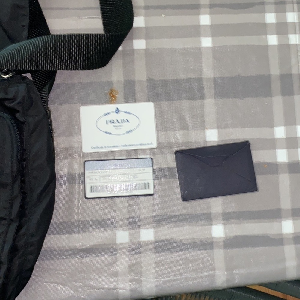 Black Prada Milano Travel bag